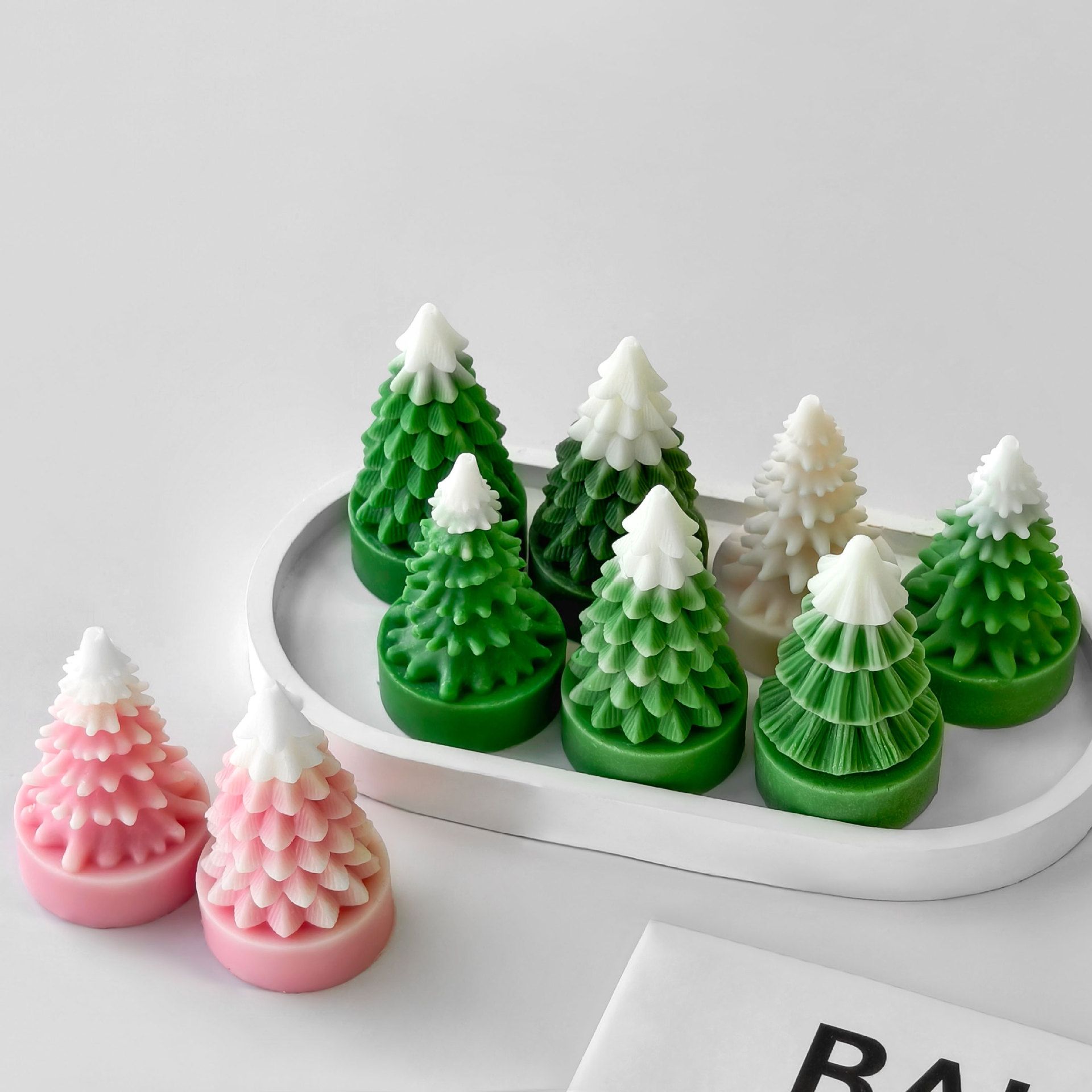Soap Making Things - DIY Mini Christmas Tree แม่พิมพ์ซิลิโคน Handmade