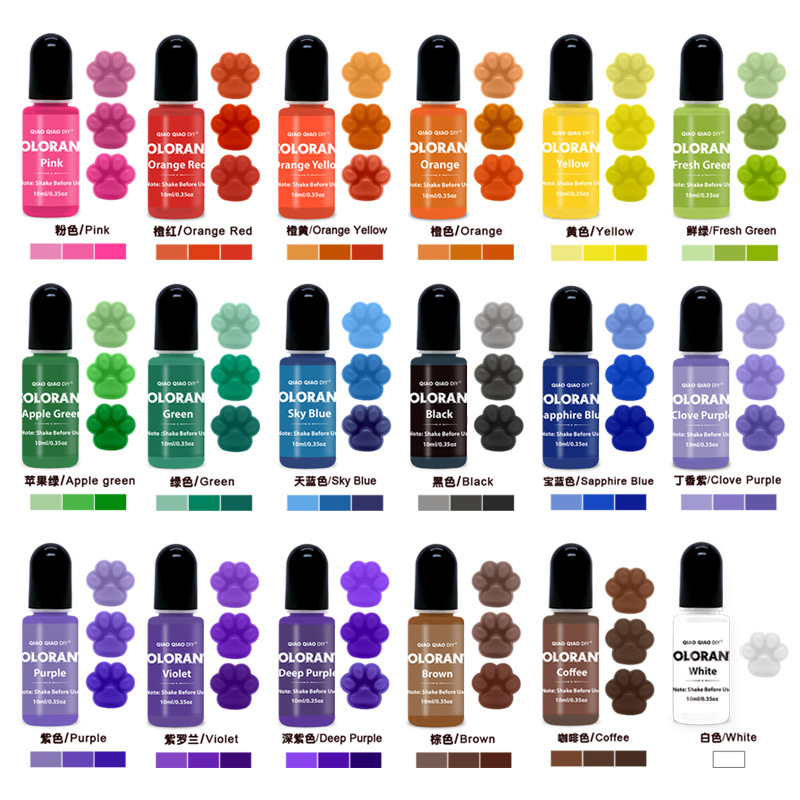 Soap Making Ingredient - 20 สีเทียนสีย้อมเทียนขี้ผึ้ง WAX Pigment Dye สีเทียน