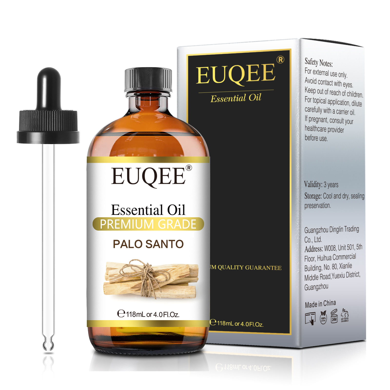 Soap Making Ingredient - EUQEE 118ml น้ํามันหอมระเหย Palo Santo น้ํามันหอมระเหยอโรมาสําหรับ