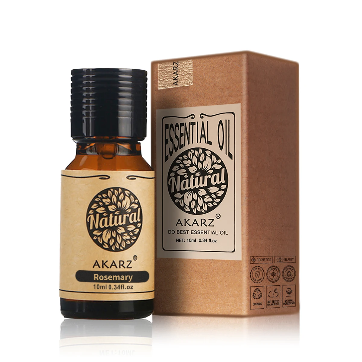 Soap Making Ingredient - AKARZ น้ํามันหอมระเหยโรสแมรี่ธรรมชาติสําหรับ Body Hair Care Diffuser