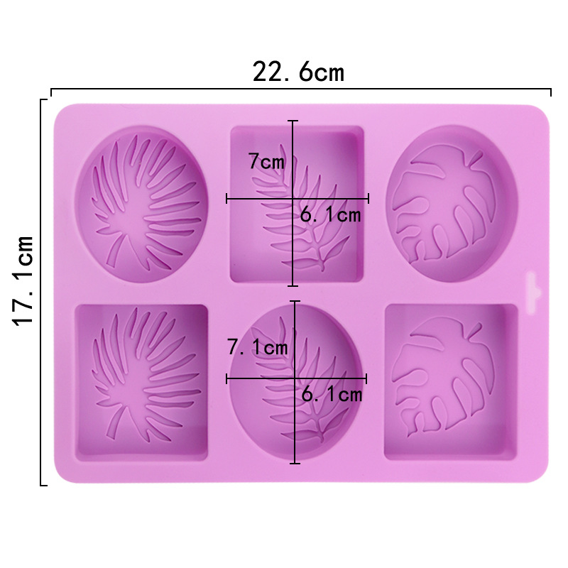 แม่พิมพ์สบู่ซิลิโคนใบไม้ทรงกลม - Soap Making Experiment บทวิจารณ์และราคา