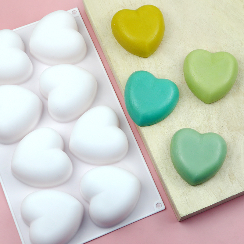8 ชิ้น Love Heart ซิลิโคนสบู่แ - Soap Making Experiment บทวิจารณ์และราคา