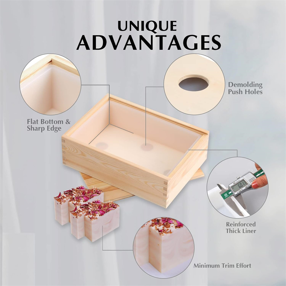 แม่พิมพ์สบู่ขนาดใหญ่สี่เหลี่ยม - Soap Making Things บทวิจารณ์และราคา