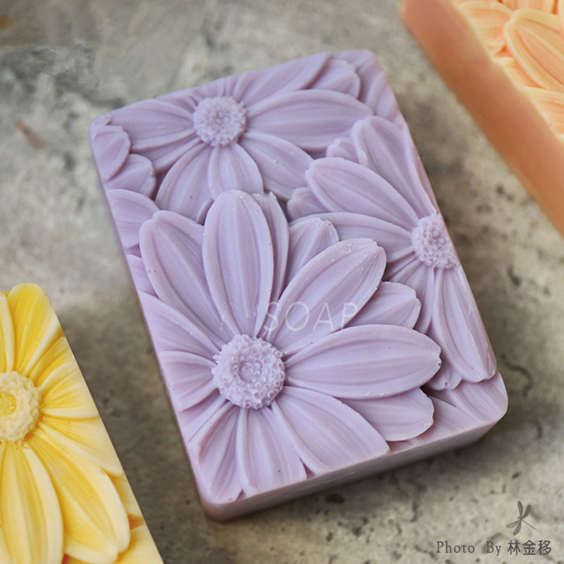 ใหม่ล่าสุด!! !3d Elegant Sunfl - Soap Making Things บทวิจารณ์และราคา