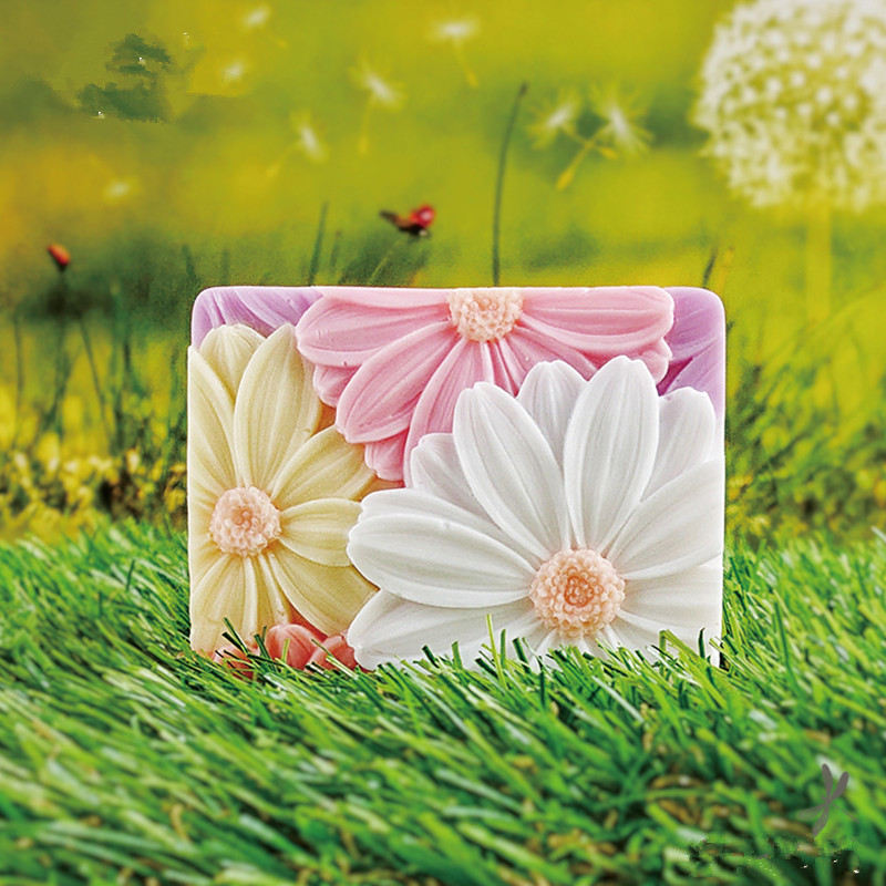 ใหม่ล่าสุด!! !3d Elegant Sunfl - Soap Making Things บทวิจารณ์และราคา