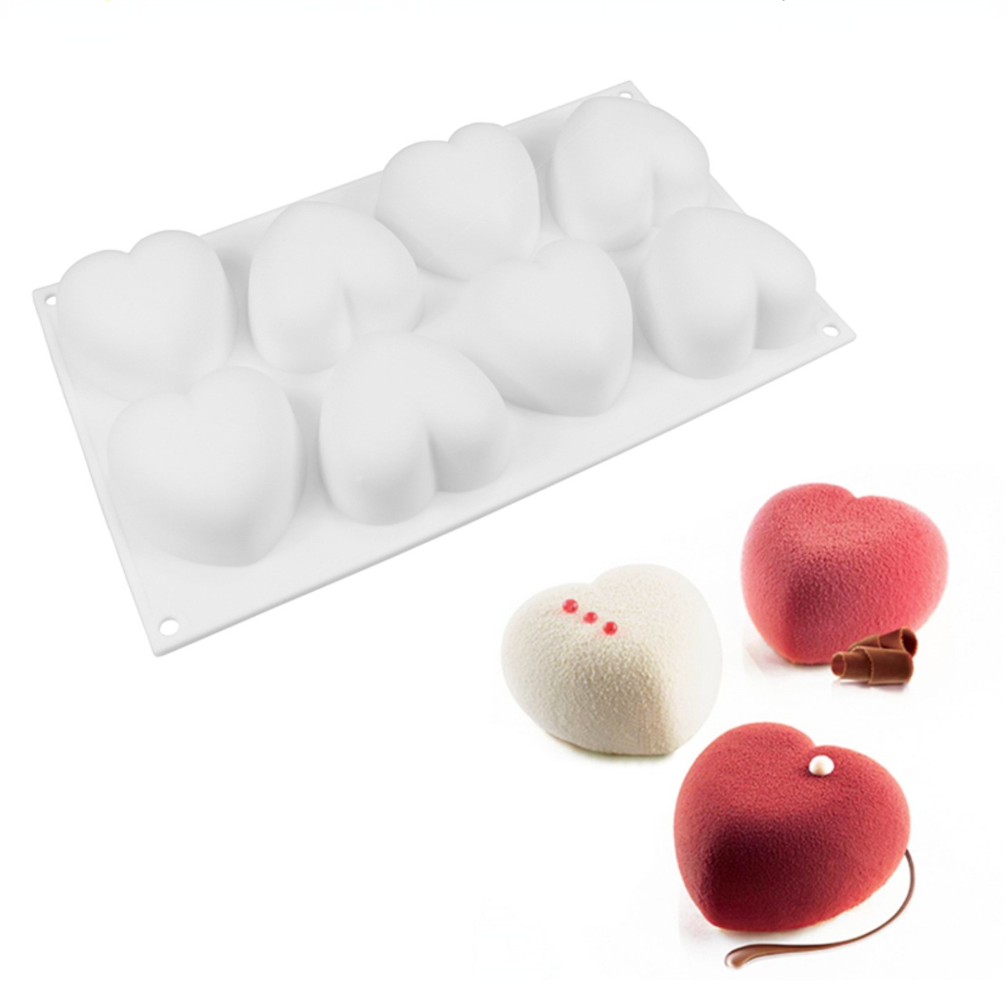 Love Heart ซิลิโคนสบู่แม่พิมพ์ - Soap Making Experiment บทวิจารณ์และราคา