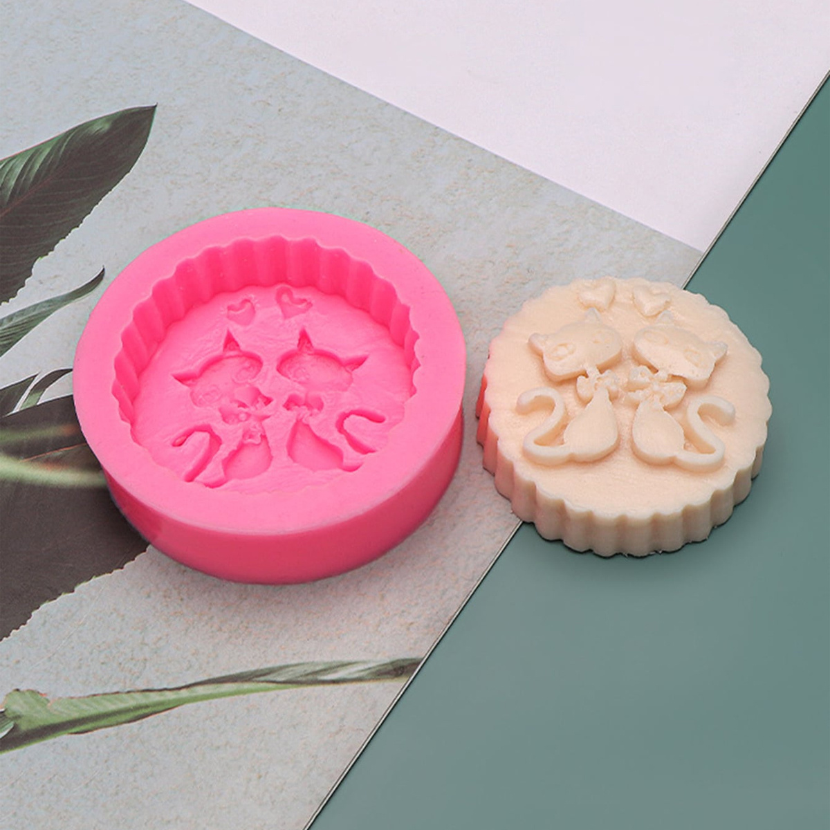 แม่พิมพ์สบู่ซิลิโคนรูปแมว 1 ชิ - Soap Making Things บทวิจารณ์และราคา