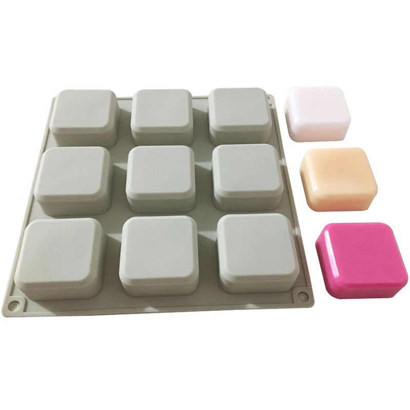 1 PCSซิลิโคนสบู่แม่พิมพ์9ฟันผุ - Soap Making Things บทวิจารณ์และราคา
