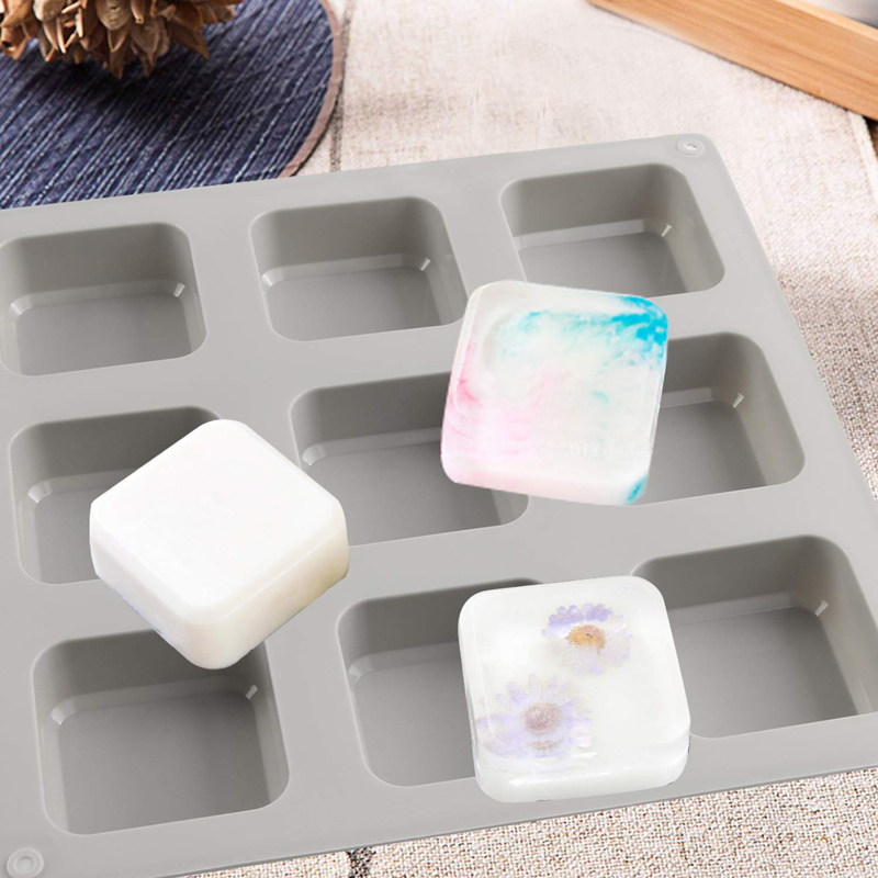1 PCSซิลิโคนสบู่แม่พิมพ์9ฟันผุ - Soap Making Things บทวิจารณ์และราคา
