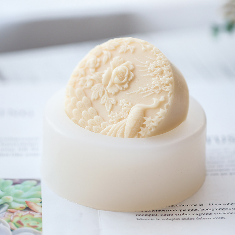 นกยูงดอกไม้รูปแบบซิลิโคนสบู่แม - Soap Making Things บทวิจารณ์และราคา