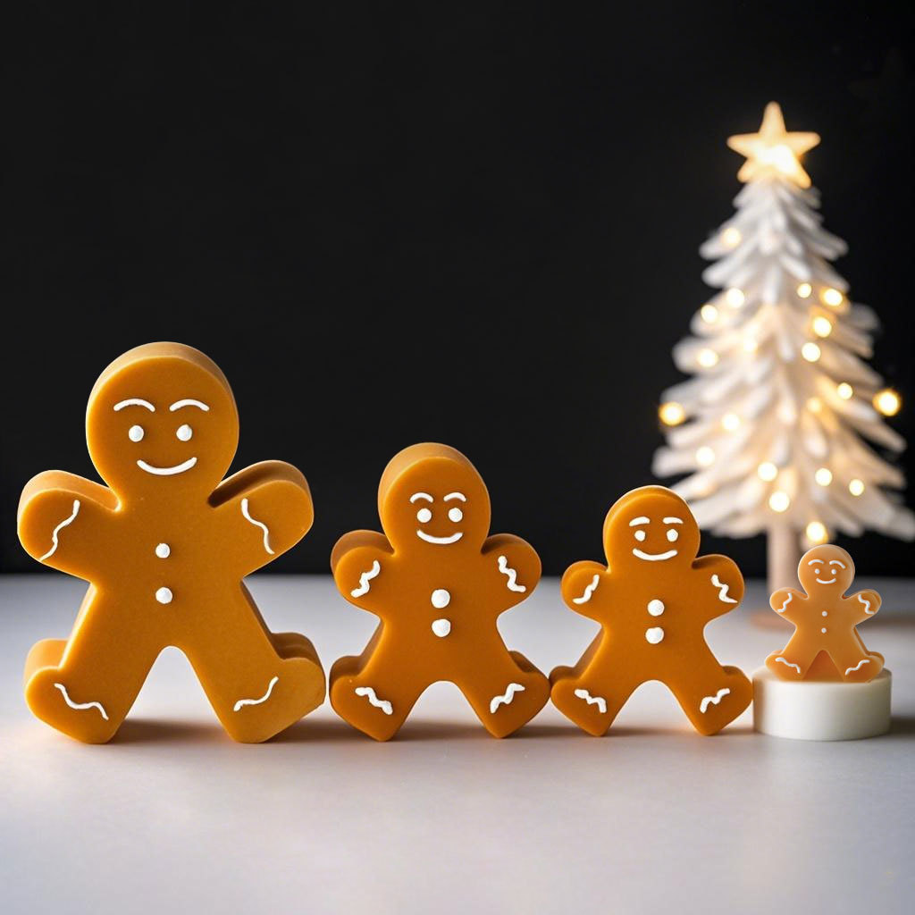 DIY การ์ตูน Gingerbread Man ซิ - Soap Making Things บทวิจารณ์และราคา